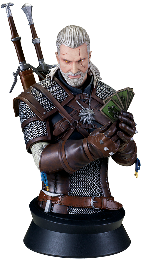 Geralt Playing Gwent - LIMITED EDITION – Dark Horse Comics – ActionFigure Brasil