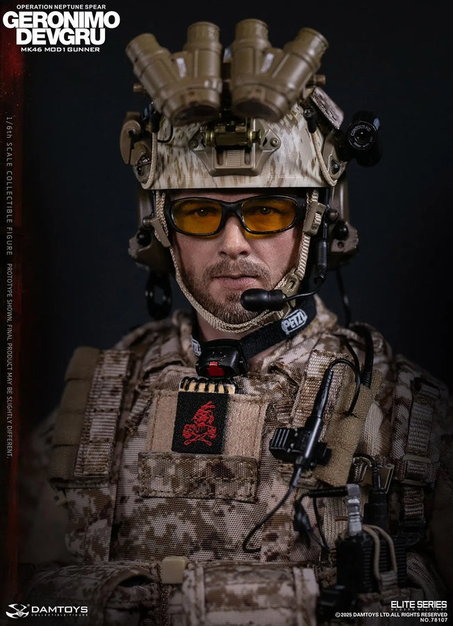 GERONIMO DEVGRU - MK46 MOD1 Gunner (Operation Neptune Spear) – Damtoys – ActionFigure Brasil