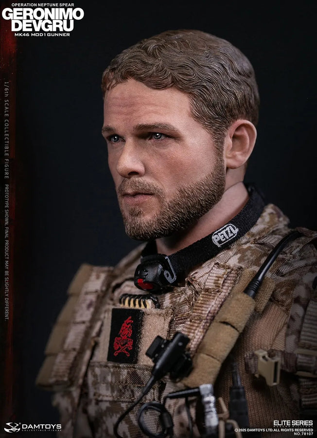 GERONIMO DEVGRU - MK46 MOD1 Gunner (Operation Neptune Spear) – Damtoys – ActionFigure Brasil