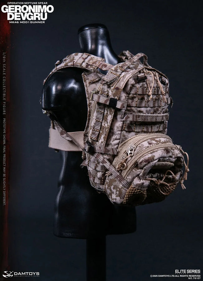 GERONIMO DEVGRU - MK46 MOD1 Gunner (Operation Neptune Spear) – Damtoys – ActionFigure Brasil
