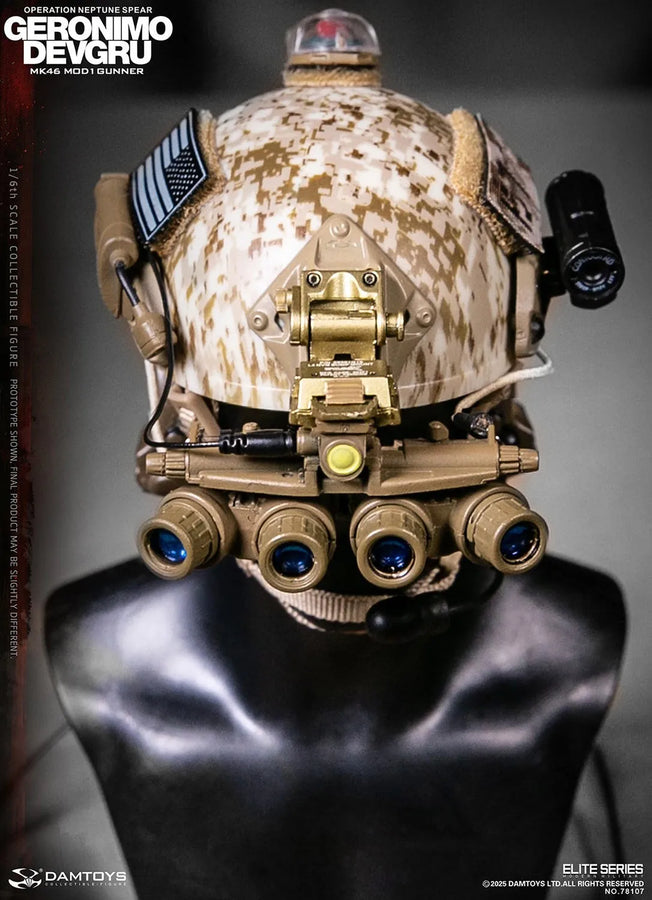 GERONIMO DEVGRU - MK46 MOD1 Gunner (Operation Neptune Spear) – Damtoys – ActionFigure Brasil