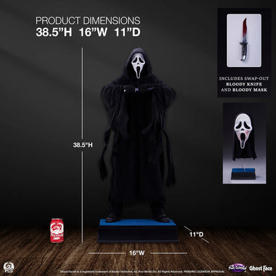 Ghost Face - LIMITED EDITION: 300 – PCS – ActionFigure Brasil — com base expositora