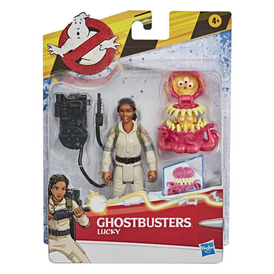 Ghostbusters -Fright Feature Figures: 5 Inch Action Figure- Series 2 - Luckyㅤ – Hasbro – ActionFigureBrasil — embalagem
