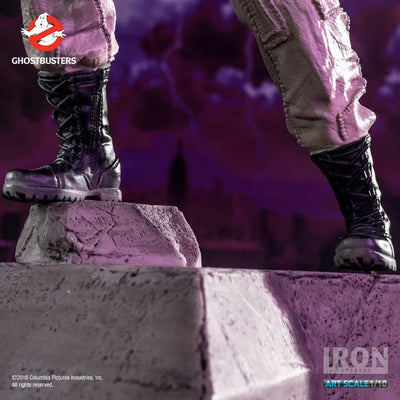 Ghostbusters - Winston Zeddemore 1/10 Art Scale Statueㅤ – Iron Studios – ActionFigureBrasil — com base expositora