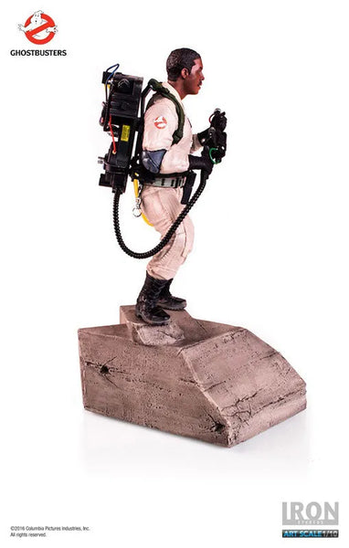 Ghostbusters - Winston Zeddemore 1/10 Art Scale Statueㅤ – Iron Studios – ActionFigureBrasil — close