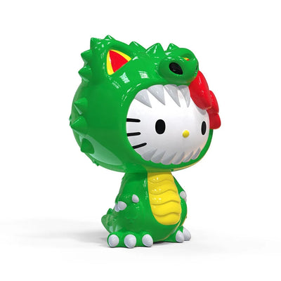 Giant Hello Kitty Green Kaiju – Kidrobot – ActionFigure Brasil — com base expositora