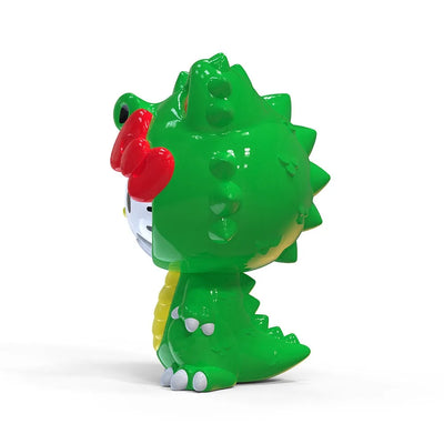 Giant Hello Kitty Green Kaiju – Kidrobot – ActionFigure Brasil — iluminação de estúdio
