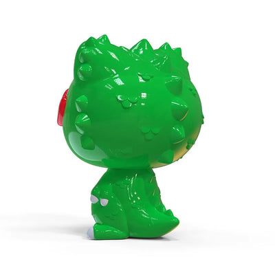 Giant Hello Kitty Green Kaiju – Kidrobot – ActionFigure Brasil — close