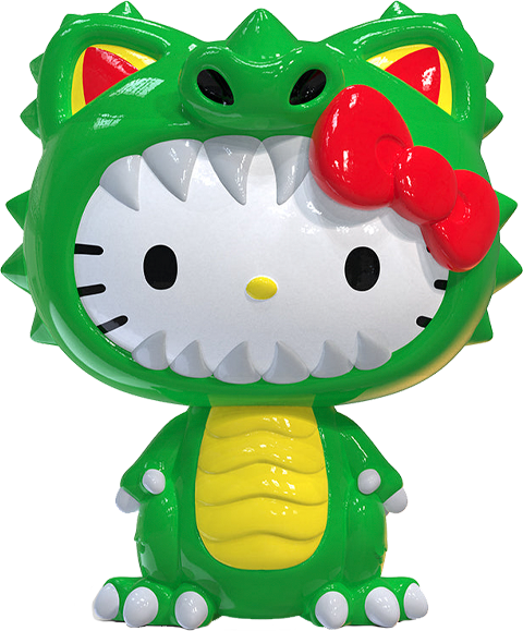 Giant Hello Kitty Green Kaiju – Kidrobot – ActionFigure Brasil