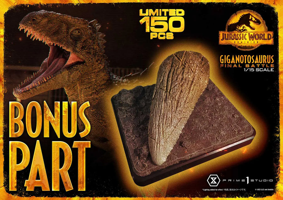 Giganotosaurus (Bonus Version) Jurassic World: Dominion (Film) – Prime1Studio – ActionFigure Brasil
