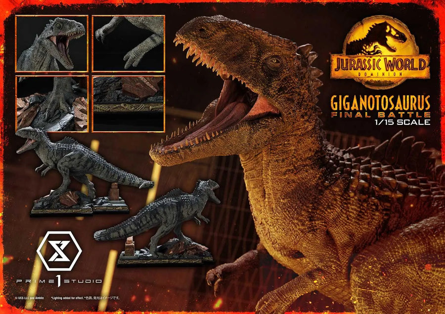 Giganotosaurus (Bonus Version) Jurassic World: Dominion (Film) – Prime1Studio – ActionFigure Brasil