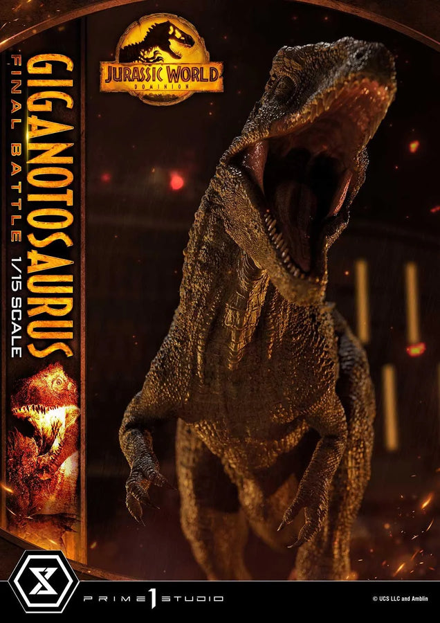 Giganotosaurus (Regular Version) Jurassic World: Dominion (Film) – Prime1Studio – ActionFigure Brasil