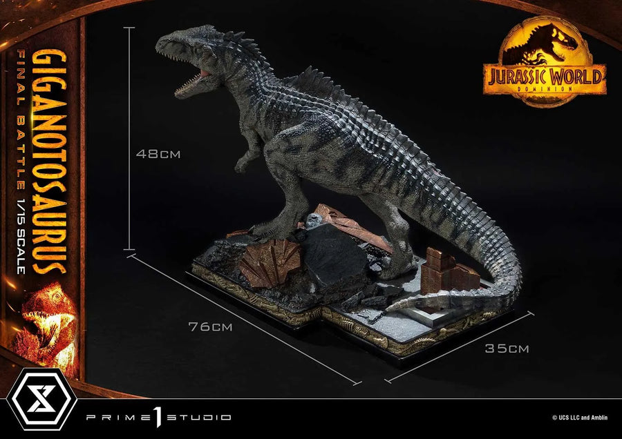 Giganotosaurus (Regular Version) Jurassic World: Dominion (Film) – Prime1Studio – ActionFigure Brasil