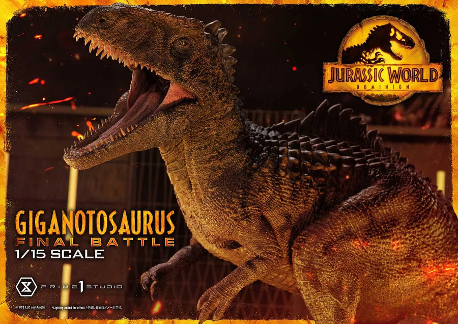Giganotosaurus (Regular Version) Jurassic World: Dominion (Film) – Prime1Studio – ActionFigure Brasil