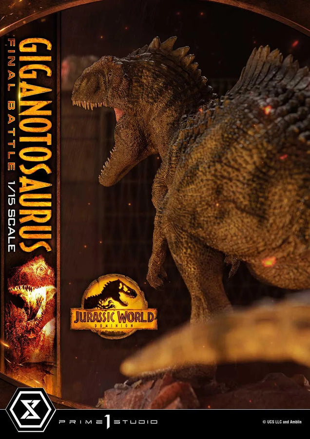 Giganotosaurus (Regular Version) Jurassic World: Dominion (Film) – Prime1Studio – ActionFigure Brasil