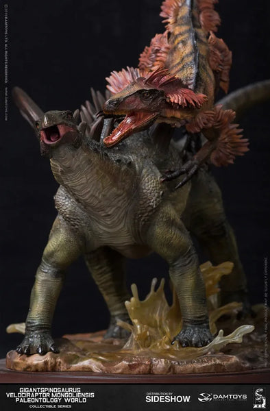 Gigantspinosaurus and Inner Mongolia Velociraptor – Damtoys – ActionFigure Brasil — acessórios