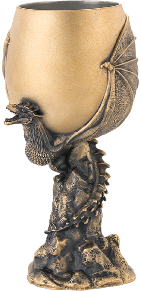 Gilt Drogon Goblet (Special Edition) (Special Edition) – Royal Selangor – ActionFigure Brasil