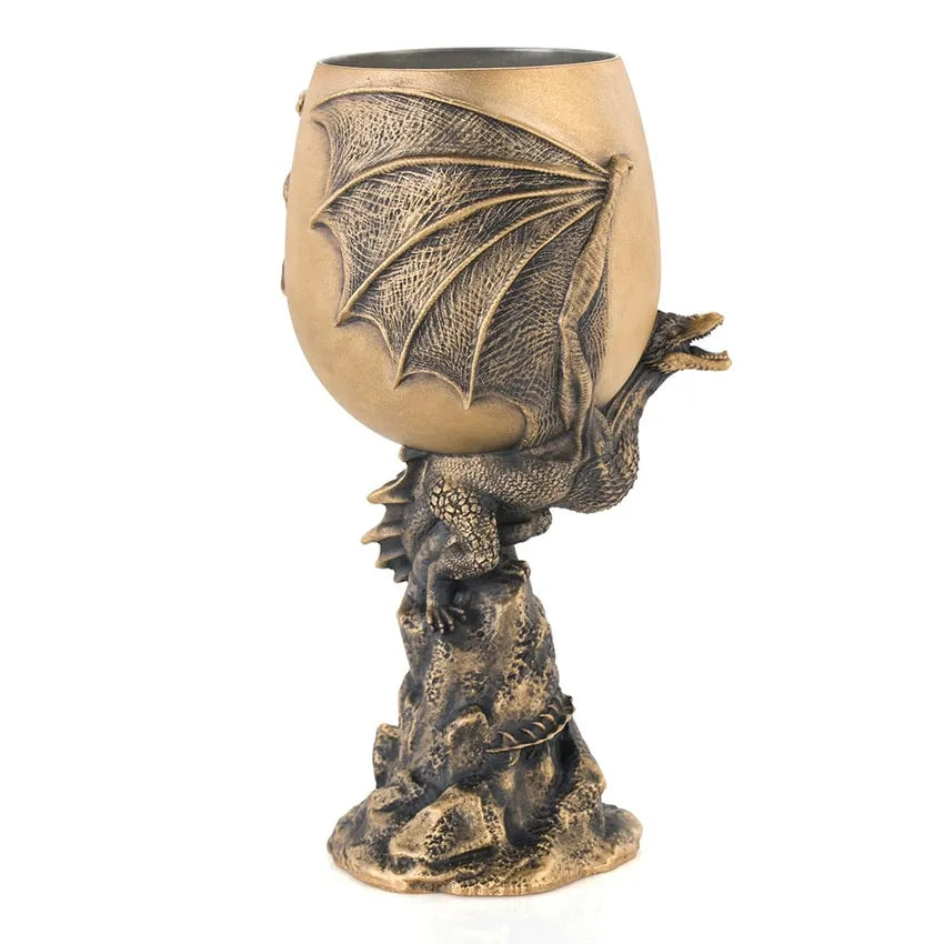 Gilt Drogon Goblet (Special Edition) (Special Edition) – Royal Selangor – ActionFigure Brasil