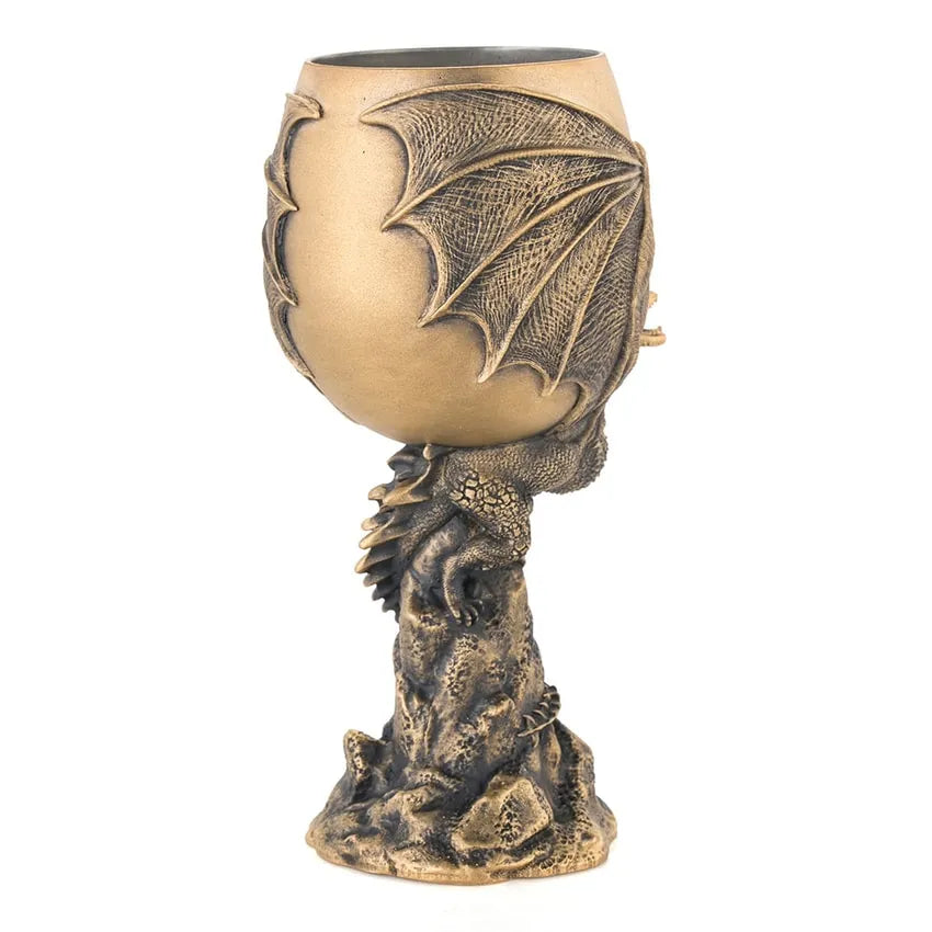 Gilt Drogon Goblet (Special Edition) (Special Edition) – Royal Selangor – ActionFigure Brasil