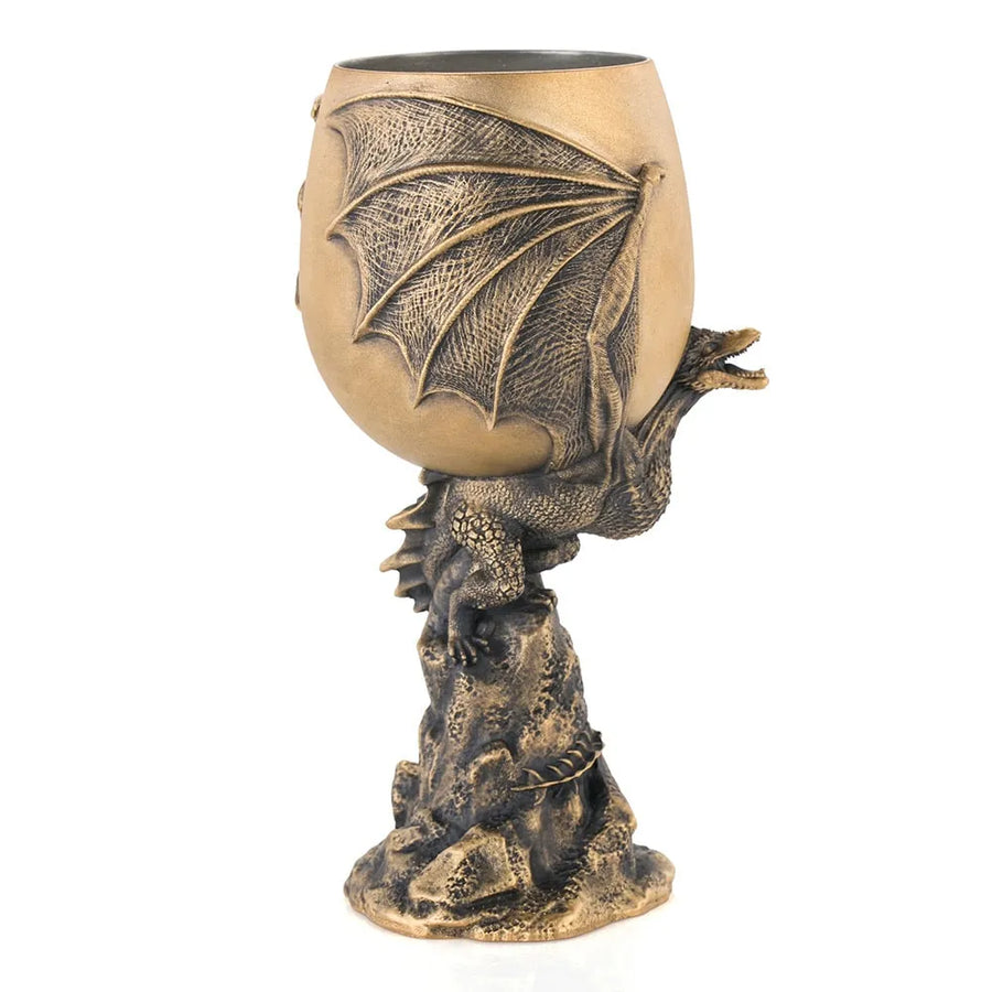 Gilt Drogon Goblet (Special Edition) (Special Edition) – Royal Selangor – ActionFigure Brasil