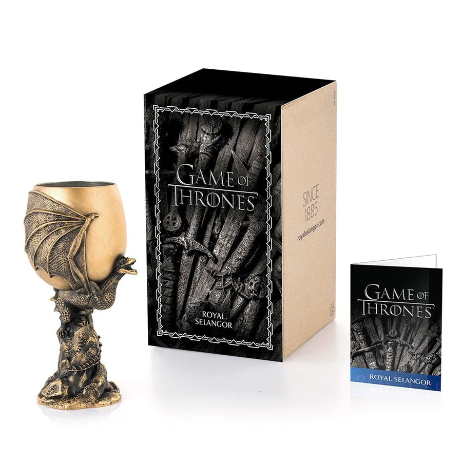Gilt Drogon Goblet (Special Edition) (Special Edition) – Royal Selangor – ActionFigure Brasil