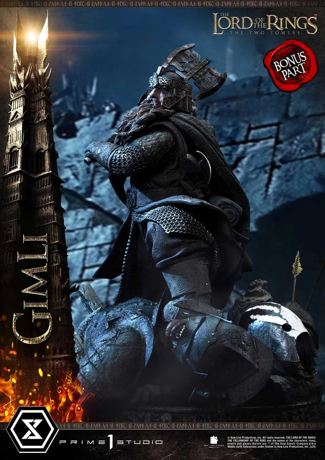 Gimli (Bonus Version) The Lord of the Rings: The Two Towers (Film) – Prime1Studio – ActionFigure Brasil