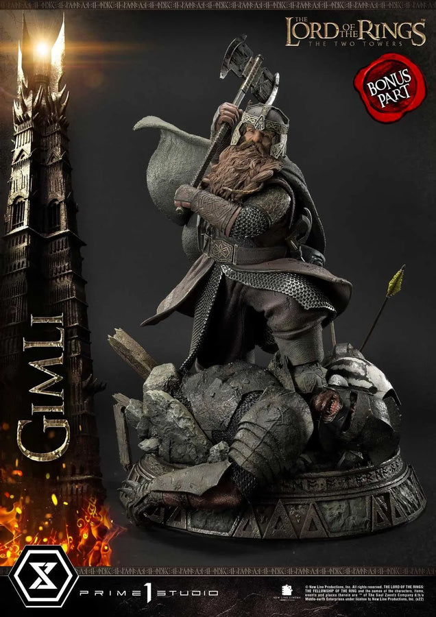 Gimli (Bonus Version) The Lord of the Rings: The Two Towers (Film) – Prime1Studio – ActionFigure Brasil