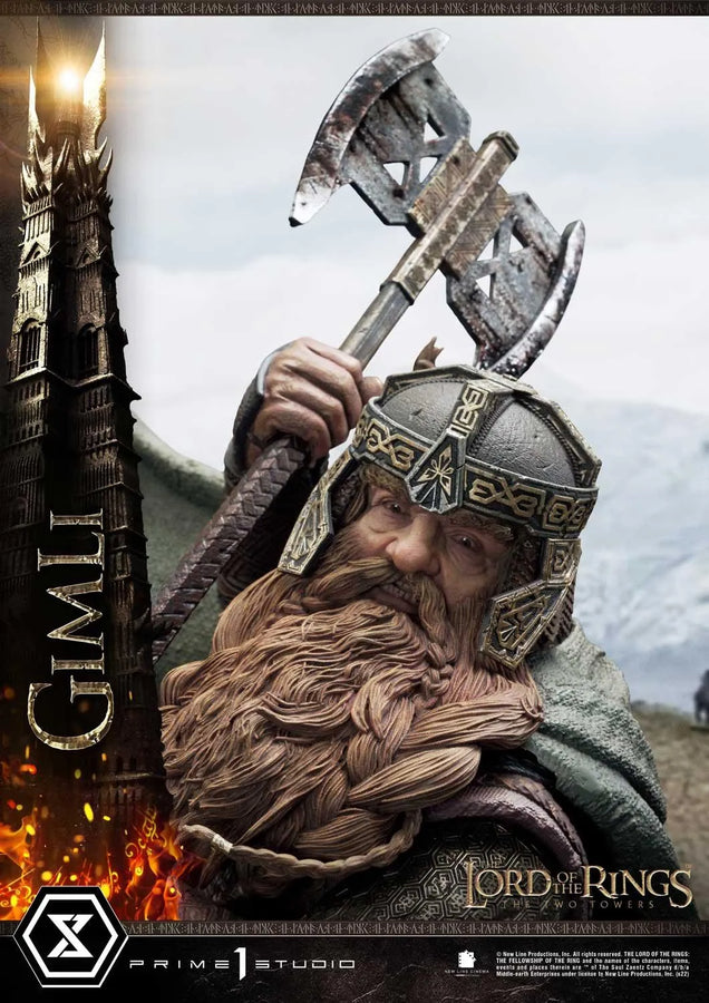 Gimli (Bonus Version) The Lord of the Rings: The Two Towers (Film) – Prime1Studio – ActionFigure Brasil