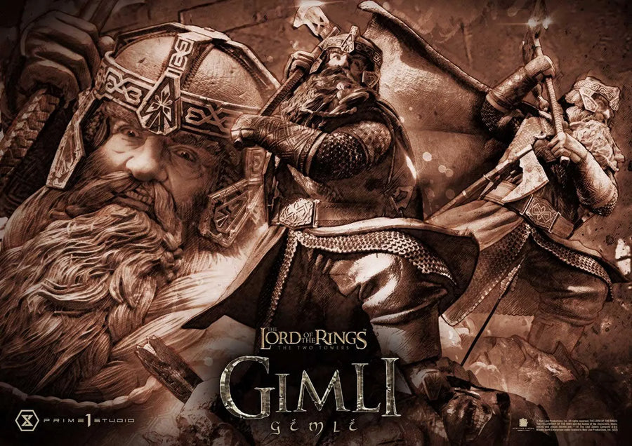 Gimli (Regular Version) The Lord of the Rings: The Two Towers (Film) – Prime1Studio – ActionFigure Brasil