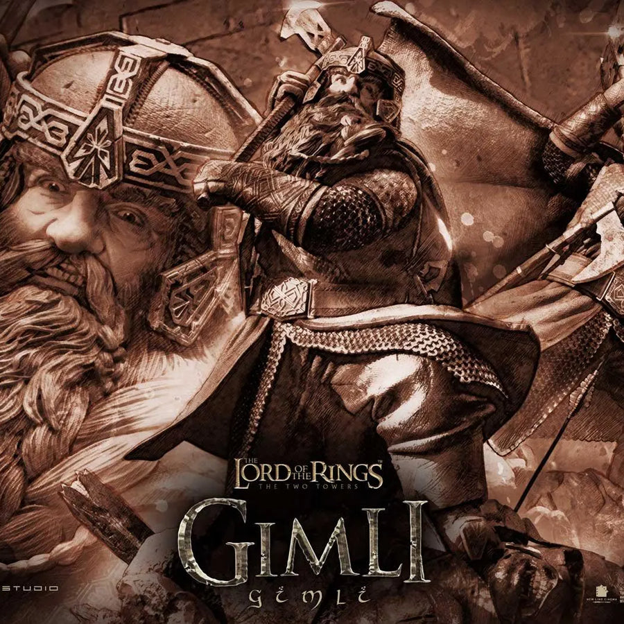 Gimli (Regular Version) The Lord of the Rings: The Two Towers (Film) – Prime1Studio – ActionFigure Brasil