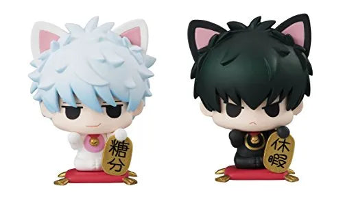 Gintama. - Sakata Gintoki - Petit Chara Land - Maneki Makuri Neko Set (MegaHouse)ㅤ – MegaHouse As Manufacturer – ActionFigure Brasil