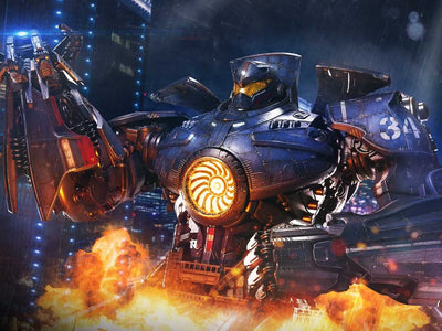 Gipsy Danger (Battle Mode) - LIMITED EDITION: 100 – Prime 1 Studio – ActionFigure Brasil — ângulo diferente