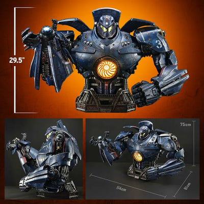 Gipsy Danger (Battle Mode) - LIMITED EDITION: 100 – Prime 1 Studio – ActionFigure Brasil — com base expositora