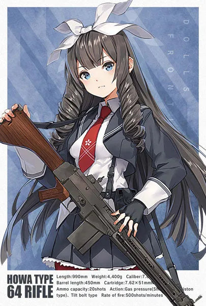 Girls Frontline - Little Armory LADF04 - Howa Type 64 - 1/12 (Tomytec)ㅤ – Tomytec – ActionFigure Brasil