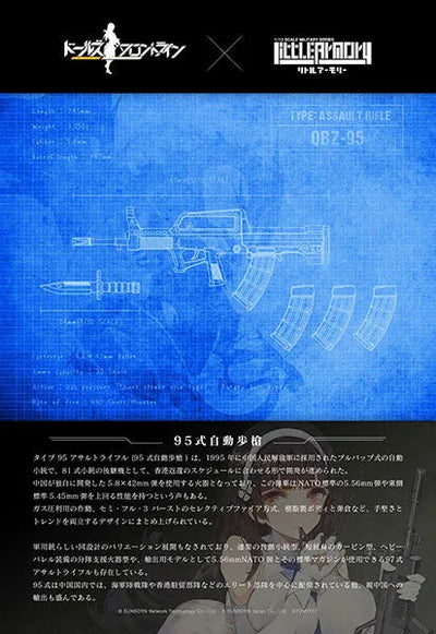 Girls Frontline - QBZ-95 - Little Armory LADF01 - Type 95 - 1/12 (Tomytec)ㅤ – Tomytec – ActionFigure Brasil — embalagem