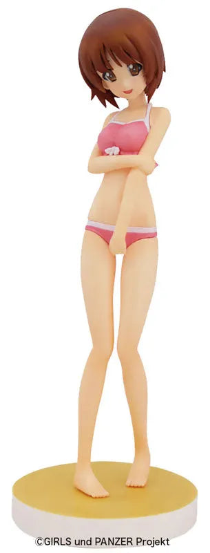 Girls und Panzer 1/10 Miho Nishizumi - Swimsuit ver.- GalPan 10th Anniversary Special Edition Desu! Resin Kitㅤ – Platz Hobby – ActionFigureBrasil