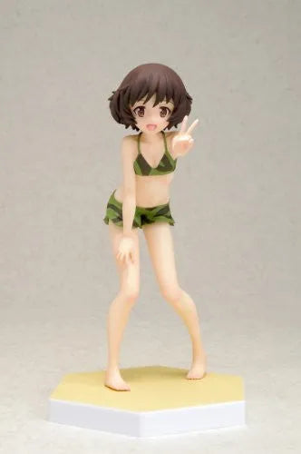 Girls und Panzer - Akiyama Yukari - Beach Queens - 1/10 - Swimsuit ver. (Wave)ㅤ – Wave – ActionFigure Brasil