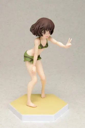 Girls und Panzer - Akiyama Yukari - Beach Queens - 1/10 - Swimsuit ver. (Wave)ㅤ – Wave – ActionFigure Brasil