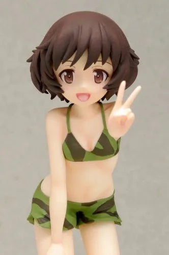 Girls und Panzer - Akiyama Yukari - Beach Queens - 1/10 - Swimsuit ver. (Wave)ㅤ – Wave – ActionFigure Brasil
