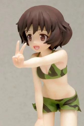 Girls und Panzer - Akiyama Yukari - Beach Queens - 1/10 - Swimsuit ver. (Wave)ㅤ – Wave – ActionFigure Brasil