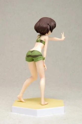 Girls und Panzer - Akiyama Yukari - Beach Queens - 1/10 - Swimsuit ver. (Wave)ㅤ – Wave – ActionFigure Brasil