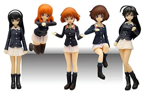 Girls und Panzer - Akiyama Yukari - Isuzu Hana - Nishizumi Miho - Reizei Mako - Takebe Saori - Anko Team Panzer Jacket ver. Figure Set - 1/35 (Platz)ㅤ – Platz Hobby – ActionFigure Brasil