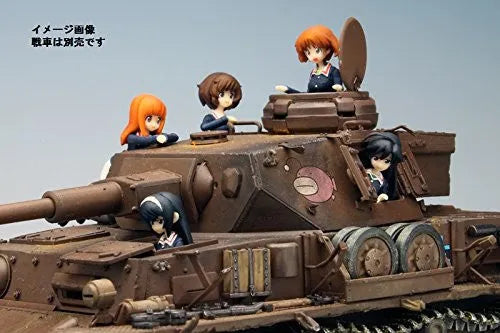 Girls und Panzer - Akiyama Yukari - Isuzu Hana - Nishizumi Miho - Reizei Mako - Takebe Saori - Anko Team Panzer Jacket ver. Figure Set - 1/35 (Platz)ㅤ – Platz Hobby – ActionFigure Brasil