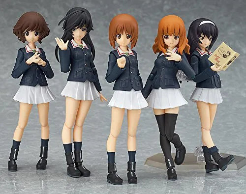 Girls und Panzer - Akiyama Yukari - Isuzu Hana - Nishizumi Miho - Reizei Mako - Takebe Saori - Figma EX-031 - Ankou Team Setㅤ – Max Factory – ActionFigure Brasil