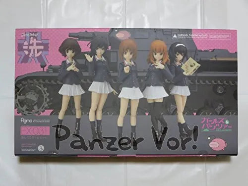 Girls und Panzer - Akiyama Yukari - Isuzu Hana - Nishizumi Miho - Reizei Mako - Takebe Saori - Figma EX-031 - Ankou Team Setㅤ – Max Factory – ActionFigure Brasil