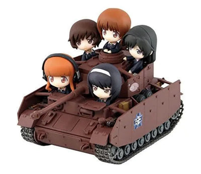 Girls und Panzer - Akiyama Yukari - Isuzu Hana - Nishizumi Miho - Reizei Mako - Takebe Saori - Panzerkampfwagen IV Ausf. D Kai (H Model Type) - Ending Ver. (Pit-Road)ㅤ – Pit-Road – ActionFigure Brasil
