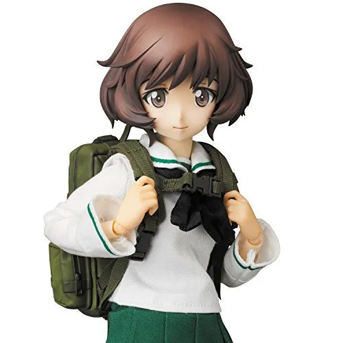 Girls und Panzer - Akiyama Yukari - Real Action Heroes #690 - 1/6 (Medicom Toy)ㅤ – Medicom Toy – ActionFigure Brasil