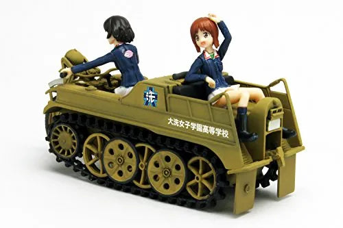 Girls und Panzer der Film - Akiyama Yukari - Nishizumi Miho - Mihoto to Yukari no SdKfz 2 Oarai Girls High School Version desu!ㅤ – Platz Hobby – ActionFigure Brasil