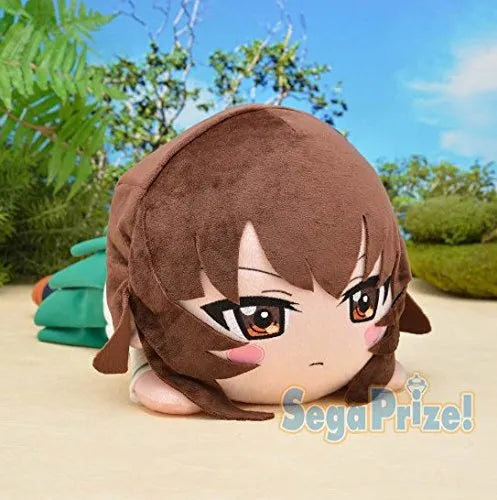 Girls und Panzer der Film - Nishizumi Maho - Mega Jumbo Nesoberi Nuigurumi - Tenkouseiㅤ – Sega – ActionFigure Brasil