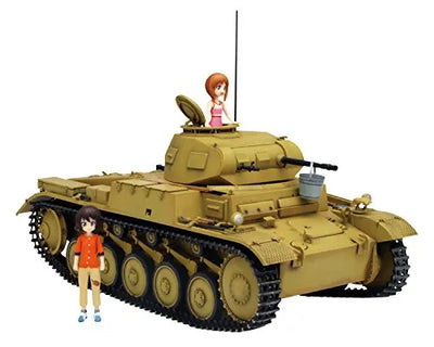 Girls und Panzer der Film - Nishizumi Maho - Nishizumi Miho - PzKpfw II Ausf. F - 1/35 - Memory of Miho & Maho (Platz)ㅤ – Platz Hobby – ActionFigure Brasil